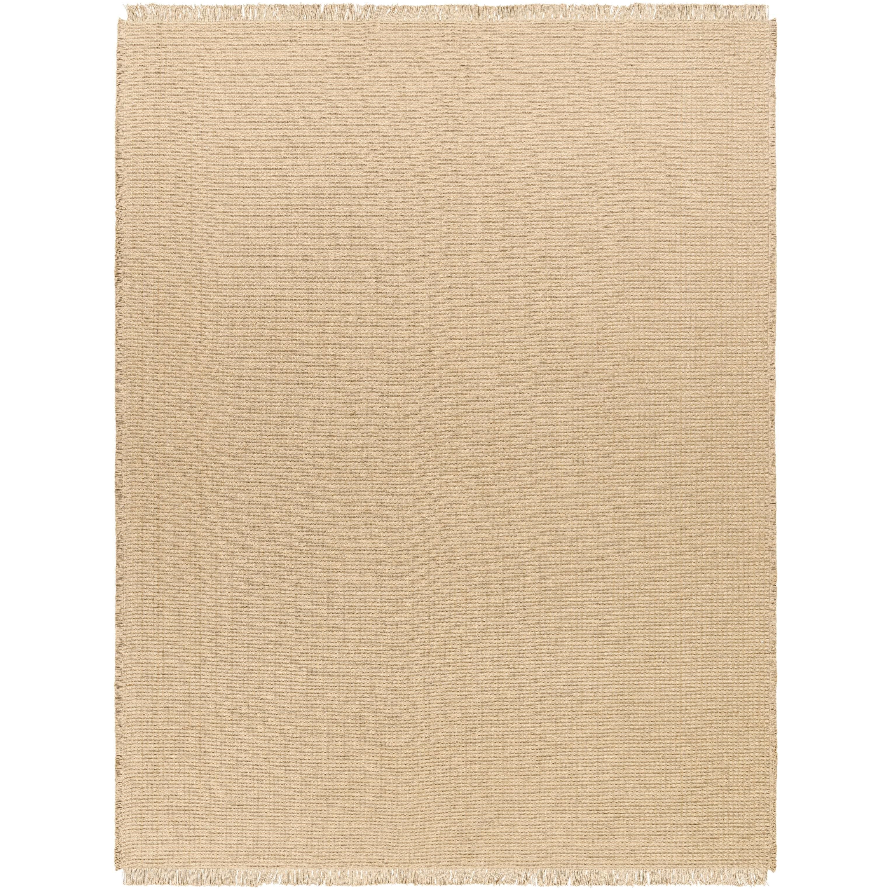 Featuring Becki Owens x Surya Kimi Solid Tan Rug by Surya at Amethyst Home. Introducing the Kimi area rug, the perfect addition to any space that needs a touch of style and texture. This beautiful collaboration piece from Becki Owens x Surya features a unique stitched design that is sure to capture attention. Crafted with a combination of polypropylene an. Amethyst Home provides interior design, new home construction design consulting, vintage area rugs, and lighting in the Los Angeles metro area.