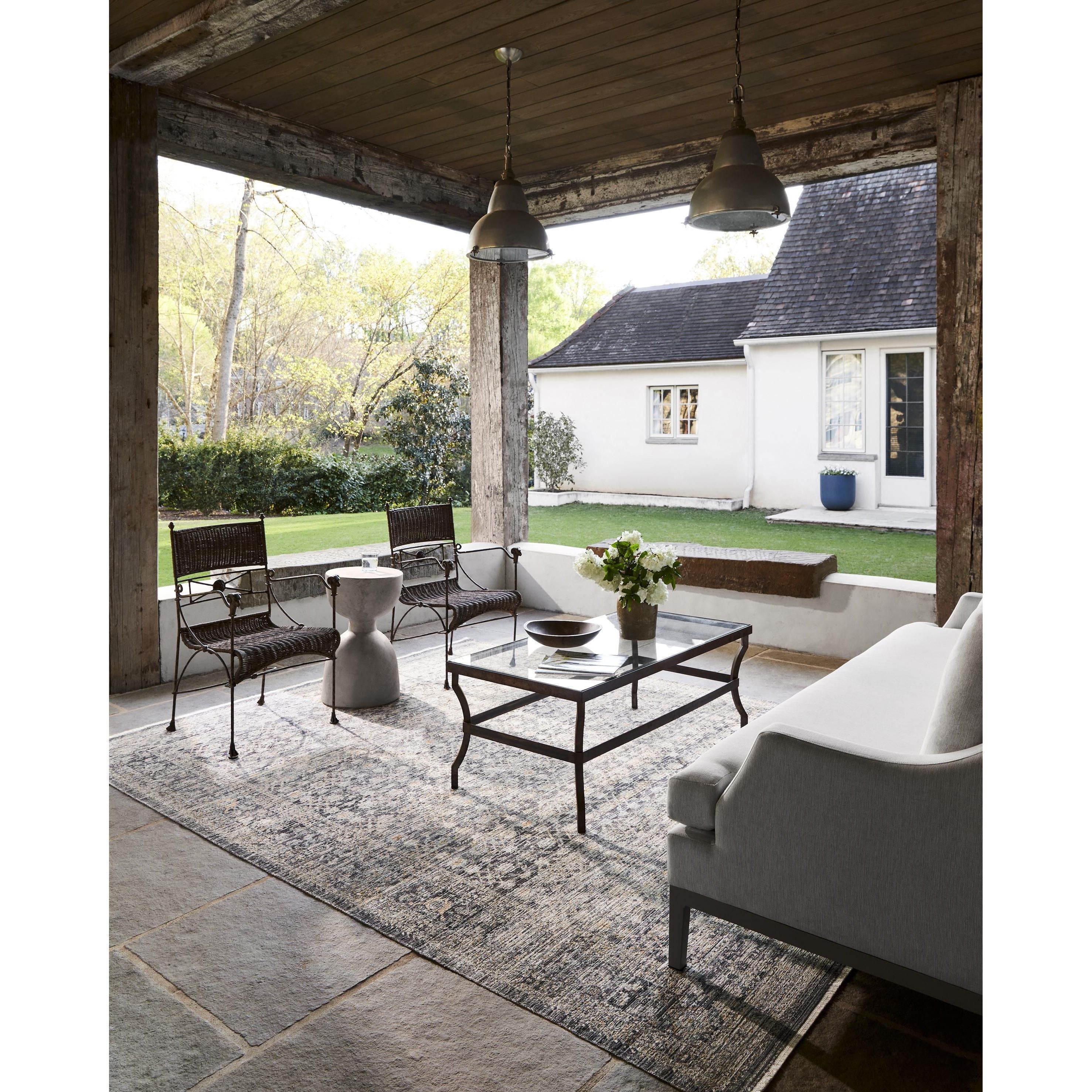 Featuring Becki Owens x Surya Margaret Gray/Charcoal Rug by Surya at Amethyst Home. Introducing the Margaret area rug, the perfect combination of timeless style and modern sophistication! This unique rug from our Becki Owens x Surya collaboration features a distressed vintage design that is sure to bring a cozy, inviting atmosphere to any space. Crafted from l. Amethyst Home provides interior design, new home construction design consulting, vintage area rugs, and lighting in the Boston metro area.