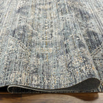 Featuring Becki Owens x Surya Margaret Navy/Taupe Rug by Surya at Amethyst Home. Introducing the Margaret area rug, a unique and special collaboration piece between Surya and Becki Owens. Let this beautiful style be the centerpiece of your space, with a captivating design that brings a timeless, old-age feel. Crafted with expert care, this rug is made of po. Amethyst Home provides interior design, new home construction design consulting, vintage area rugs, and lighting in the Charlotte metro area.