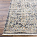 Featuring Becki Owens x Surya Margaret Gray/Charcoal Rug by Surya at Amethyst Home. Introducing the Margaret area rug, the perfect combination of timeless style and modern sophistication! This unique rug from our Becki Owens x Surya collaboration features a distressed vintage design that is sure to bring a cozy, inviting atmosphere to any space. Crafted f. Amethyst Home provides interior design, new home construction design consulting, vintage area rugs, and lighting in the Los Angeles metro area.