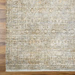 Featuring Becki Owens x Surya Margaret Grey Rug by Surya at Amethyst Home. Introducing the Margaret area rug, a stunning collaboration between Surya and Becki Owens! This unique piece is sure to bring a touch of elegance to any room. Crafted from luxuriously soft polyester, this stylish rug features a beautiful vintage floral design in darker neutral tones t. Amethyst Home provides interior design, new home construction design consulting, vintage area rugs, and lighting in the Portland metro area.