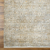 Featuring Becki Owens x Surya Margaret Grey Rug by Surya at Amethyst Home. Introducing the Margaret area rug, a stunning collaboration between Surya and Becki Owens! This unique piece is sure to bring a touch of elegance to any room. Crafted from luxuriously soft polyester, this stylish rug features a beautiful vintage floral design in darker neutral tones t. Amethyst Home provides interior design, new home construction design consulting, vintage area rugs, and lighting in the Portland metro area.