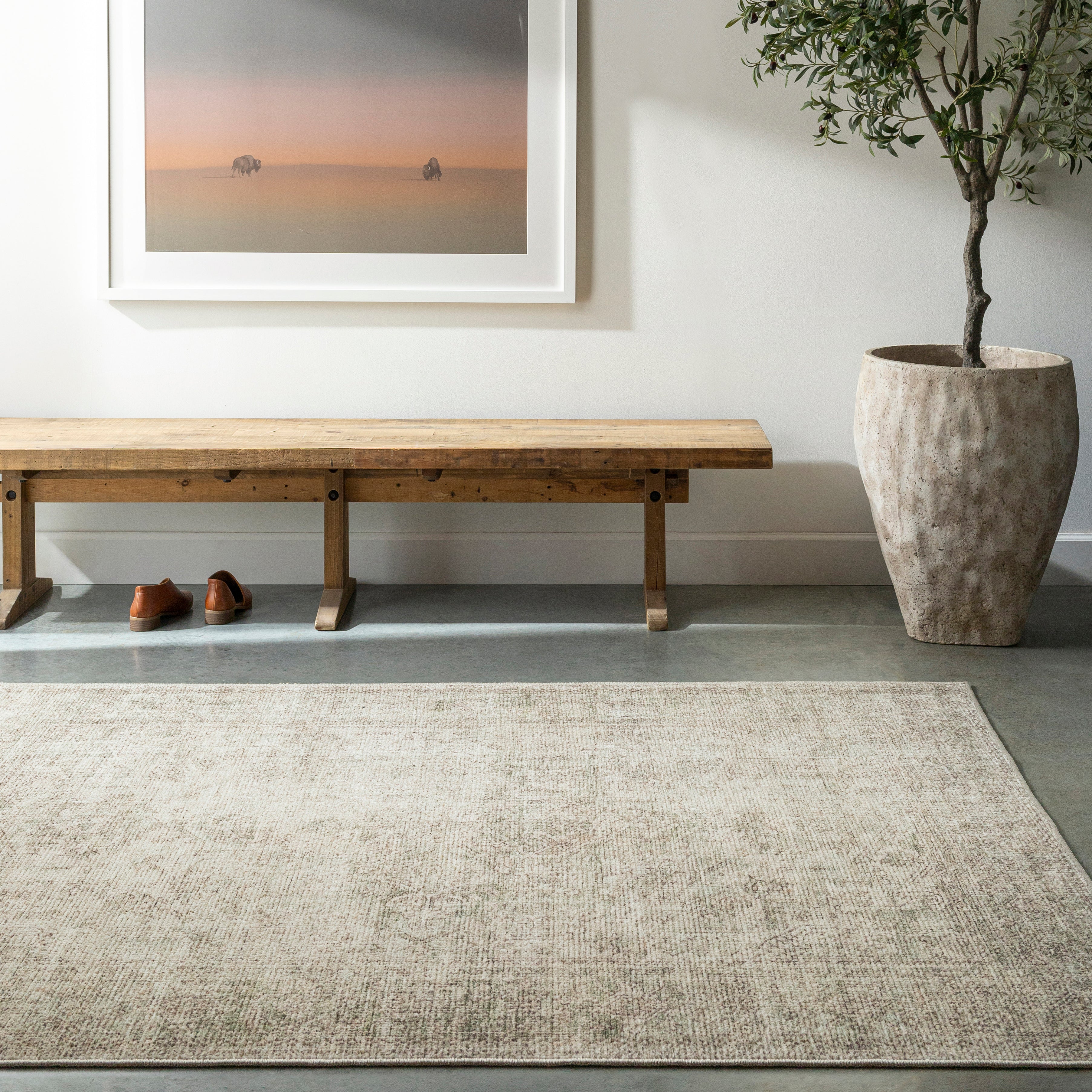 Featuring Becki Owens x Surya Margot Rivers Rug by Surya at Amethyst Home. At Amethyst, we are always excited to see what new rug designs Becki Owens x Surya come up with this and this latest launch is soooo good. The Margot Rivers rug is beautifully designed in a care-free, machine woven smooth and silky printed style for that signature Becki Owens casual lo. Amethyst Home provides interior design, new home construction design consulting, vintage area rugs, and lighting in the Austin metro area.
