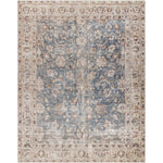 Featuring Becki Owens x Surya Marlene Blue/Tan Rug by Surya at Amethyst Home. This exquisite Marlene area rug is the perfect addition to any space! It is the result of a special collaboration between Surya and Becki Owens, and features an elegant floral pattern in deep blue. The medium pile and high-traffic construction make it ideal for living rooms, bedrooms. Amethyst Home provides interior design, new home construction design consulting, vintage area rugs, and lighting in the Austin metro area.