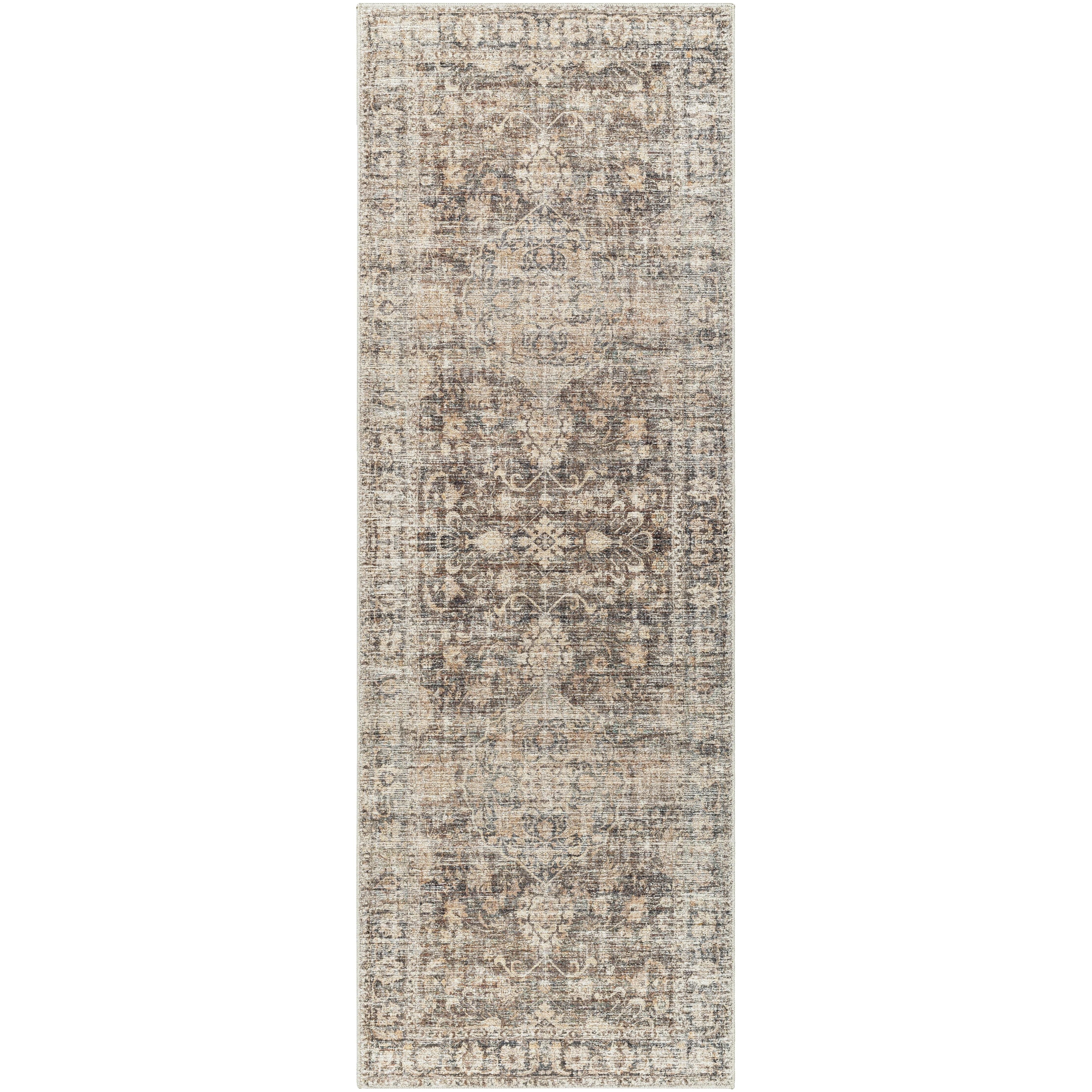 Featuring Becki Owens x Surya Marlene Dark Brown Rug by Surya at Amethyst Home. The Marlene area rug is a stunning collaboration between Surya and Becki Owens, designed to bring a touch of elegance to any space. This gorgeous rug features a subtle medallion pattern in perfect neutral colors, making it a versatile piece that will easily elevate the atmosphere. Amethyst Home provides interior design, new home construction design consulting, vintage area rugs, and lighting in the Monterey metro area.