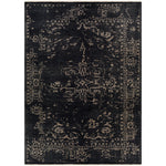 Featuring Festival Dark Charcoal Hand-Knotted Rug by Surya at Amethyst Home. The Festival Collection showcases traditional inspired designs that exemplify timeless styles of elegance, comfort, and sophistication. With their hand knotted construction, these rugs provide a durability that can not be found in other handmade constructions, and boasts the ability.  Amethyst Home provides interior design, new home construction design consulting, vintage area rugs, and lighting in the Seattle metro area.
