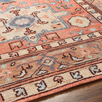Featuring Kars - 2305 Hand-Knotted Rug by Surya at Amethyst Home. Experience the luxurious vintage vibes of the Kars Rug! With a rich warm color pallet featuring coral undertones, contrasting pale blue and tan details, and classic Moroccan inspired patterns, this timeless statement piece adds a unique touch to any room.
Hand-Knotted80% Wool | 20% Cotton
With their Hand-Knot. Amethyst Home provides interior design, new construction, custom furniture, and area rugs in the Dallas metro area. KSA-2305