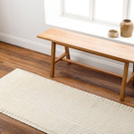 Featuring Khyber Ivory / Natural Hand-Knotted Rug by Surya at Amethyst Home. The Khyber Collection features compelling global inspired designs brimming with elegance and grace! The perfect addition for any home, these pieces will add eclectic charm to any room! With their hand knotted construction, these rugs provide a durability that can not be found in other handmade constructions, and boas. Amethyst Home provides interior design, new construction, custom furniture, and rugs for Miami metro area