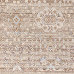 Featuring Kushal Dolores Hand-Knotted Rug by Surya at Amethyst Home. The Kushal Dolores rug is a stylish vintage-inspired piece crafted from a blend of soft viscose and wool. The lush taupe tones, contrasted with ice blues, creates a bright and bold statement for any living or dining room. The perfect addition for any interior, the Kushal Rug will bring a touch of class. Amethyst Home provides interior design, new construction, custom furniture, and area rugs in the Kansas City metro area KUS-2303