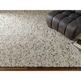 Featuring La Palma Marled Charcoal Hand-Knotted Rug by Surya at Amethyst Home. The simplistic yet compelling rugs from the La Palma Collection effortlessly serve as the exemplar representation of modern decor. With their hand knotted construction, these rugs provide a durability that can not be found in other handmade constructions, and boasts the ability.  Amethyst Home provides interior design, new home construction design consulting, vintage area rugs, and lighting in the Washington metro area.