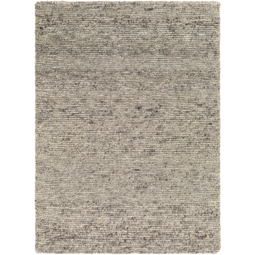 Tapis noué à la main taupe chiné Odessa