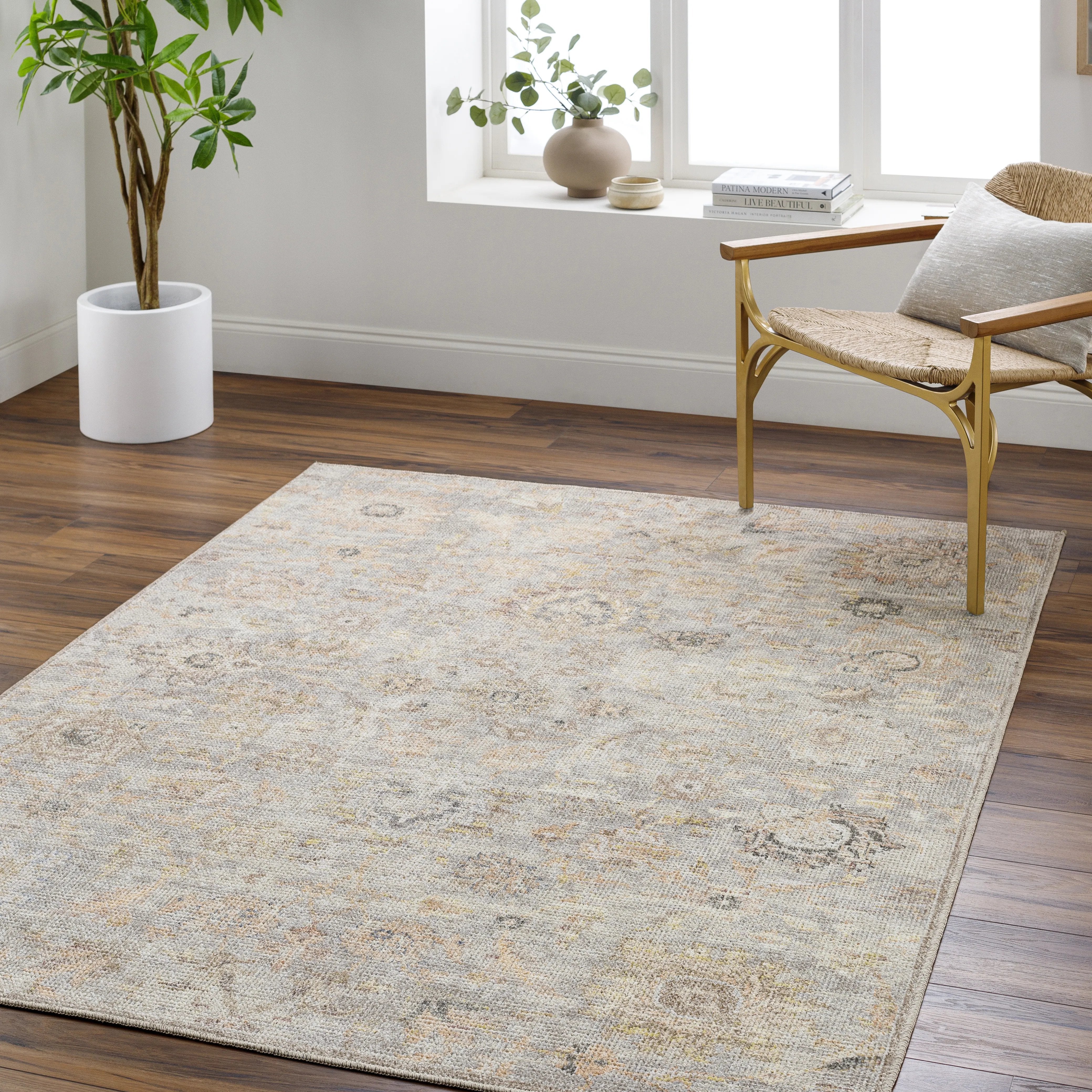 Featuring Olympic Beige Rug by Surya at Amethyst Home. Elevate your space with our luxurious Olympic Beige Rug. Made with high-quality materials, this rug adds a touch of elegance to any room. Its neutral color scheme easily complements any decor, while its soft texture provides a cozy and comfortable feel underfoot. Enhance your home with our Olympic Beig.  Amethyst Home provides interior design, new home construction design consulting, vintage area rugs, and lighting in the Park City metro area.