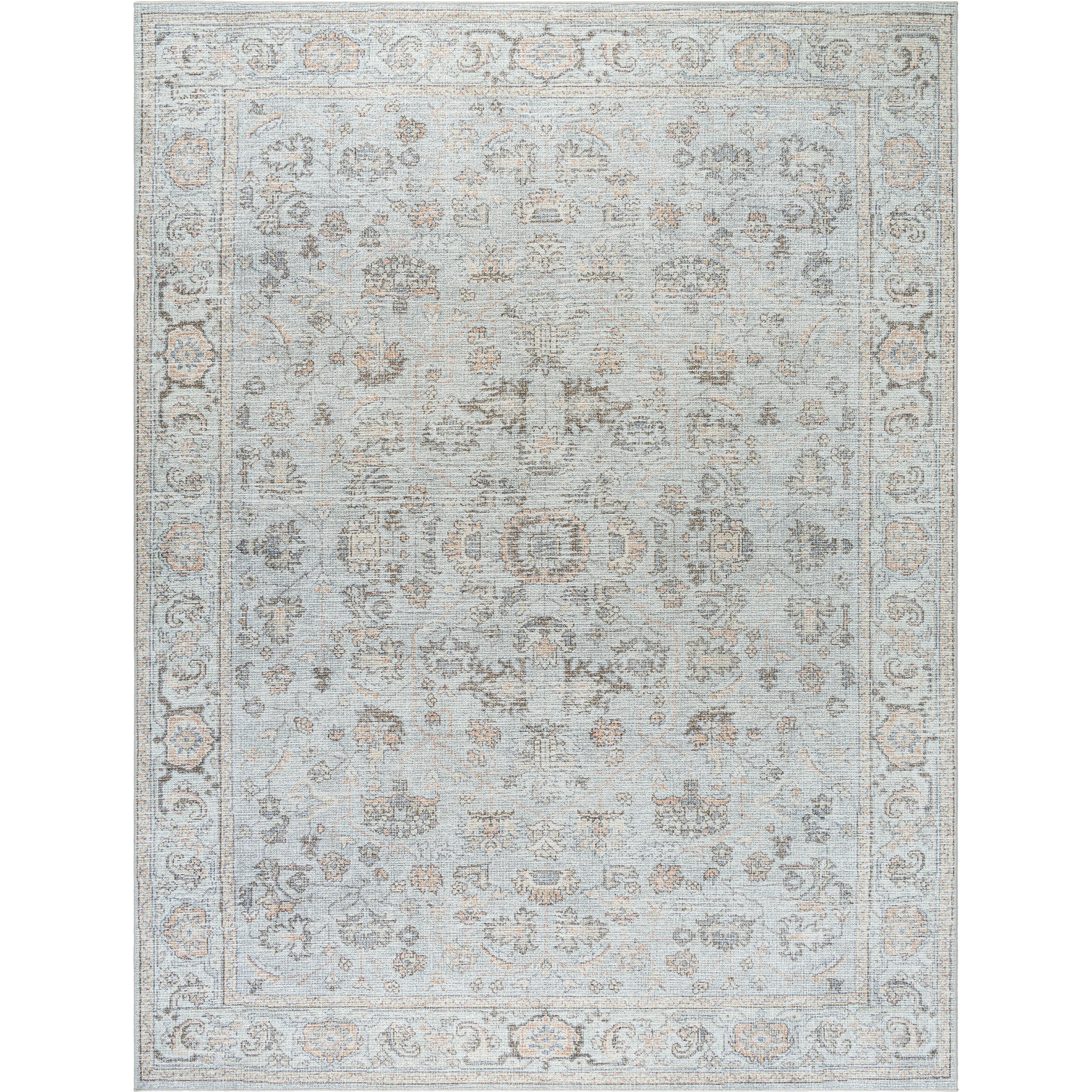 Featuring Olympic Gray Rug by Surya at Amethyst Home. Transform your space into a cozy oasis with our Olympic Gray Rug. Made from durable materials, this rug features a classic gray color that adds a touch of elegance to any room. Enjoy the softness and warmth under your feet, while also adding a stylish and functional element to your home decor.
100% Polye.  Amethyst Home provides interior design, new home construction design consulting, vintage area rugs, and lighting in the Monterey metro area.