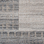 Featuring Pompei Silver / Charcoal Hand-Knotted Rug by Surya at Amethyst Home. Add a touch of rustic elegance to your home with the Pompei Collection. With their hand knotted construction, these rugs provide a durability that can not be found in other handmade constructions, and boasts the ability to be thoroughly cleaned as it contains no chemicals that reac.  Amethyst Home provides interior design, new home construction design consulting, vintage area rugs, and lighting in the Dallas metro area.