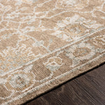 Featuring Royal Hand-Knotted Rug by Surya at Amethyst Home. Strikingly golden -- this caramel hued hand-knotted rug is an epic addition to the right room.  Soft to the touch and quite the rare find in this color palette.
Hand KnottedViscoseRYL-2303.  Amethyst Home provides interior design, new home construction design consulting, vintage area rugs, and lighting in the Alpharetta metro area.