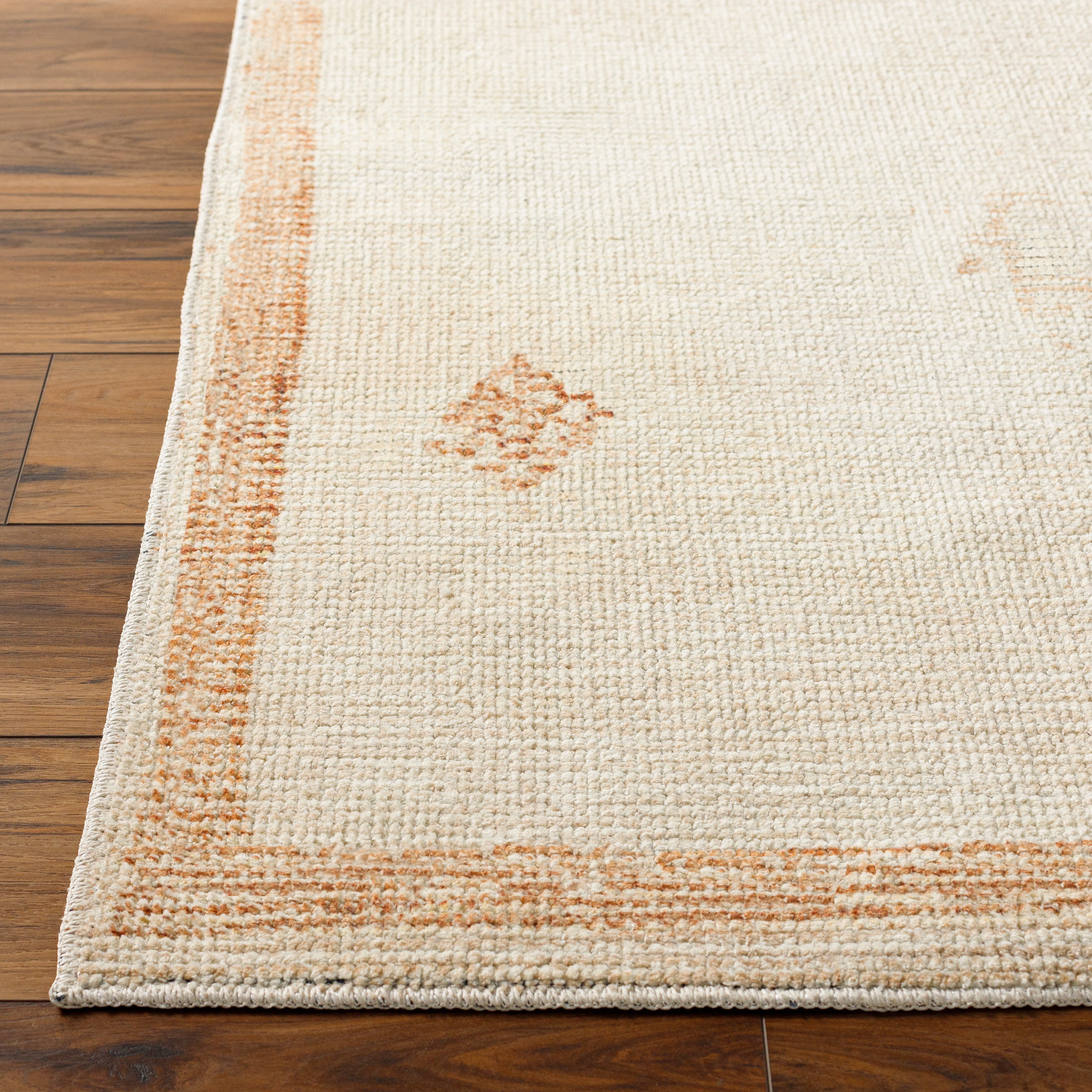 Featuring Solana Rug by Surya at Amethyst Home. Specially crafted for Becki Owens x Surya, the Solana rug features a global printed design with warm tones to bring a high-end Hand-Knotted look to your home. Inspired by artisan one-of-a-kind rugs, this collection brings rustic details that make it a unique way to add depth, color, and dimension to any space. This rug is made from d. Amethyst Home provides interior design, new construction, custom furniture, and area rugs in the San Diego metro area