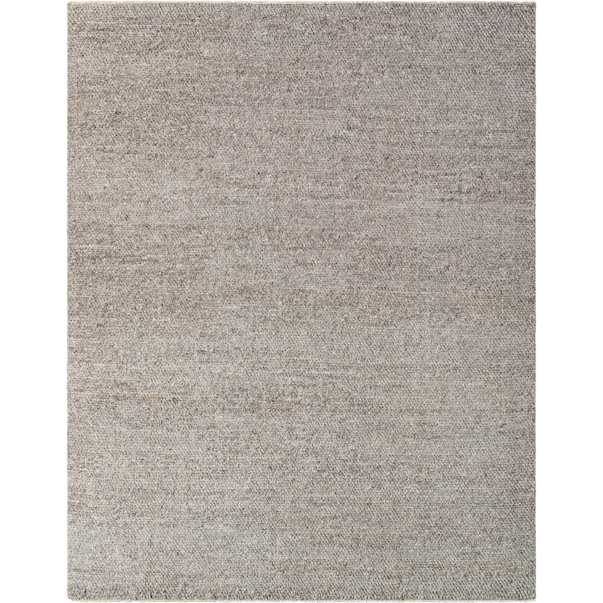 Tapis noué à la main Wabi gris/noir