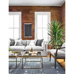 Featuring Habitat Sofa - Valley Nimbus by Four Hands at Amethyst Home. Loungey and slipcovered, the Habitat sofa is made for modern living. Shelter arms and pillow-inspired cushions are covered in comfortable, durable, and stain-resistant performance fabric. The thread within the fabric itself is doused in a material meant to prevent it from becoming sta.  Amethyst Home provides interior design, new home construction design consulting, vintage area rugs, and lighting in the Los Angeles metro area.