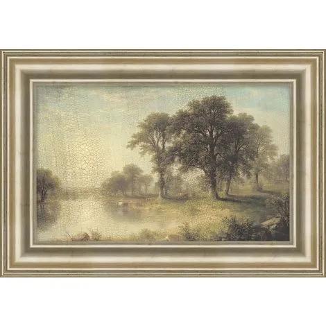 Featuring Muted Dreams Gallery Wall 14 Art by Wendover Art at Amethyst Home. Specialty: Giclee on Canvas, Mounted to Hardboard, Hand Applied Crackle Finish, Framed without GlassMedium : CanvasSize : 20"W x 14"HTreatment : Mounted to Hardboard, Hand Applied Crackle Finish, Framed without Glass Framed as shown. Amethyst Home provides interior design, new home construction design consulting, vintage area rugs, and lighting in the Omaha metro area.