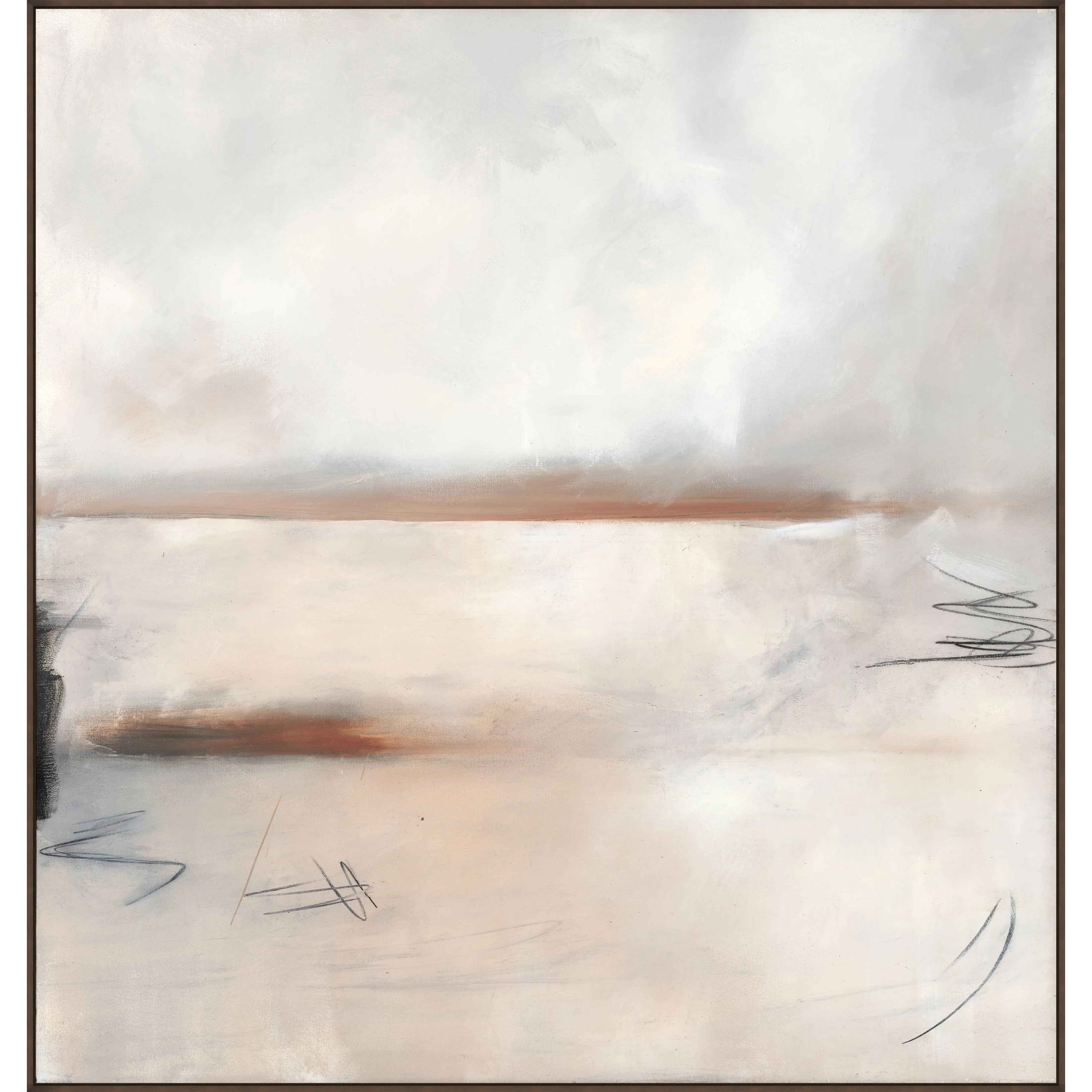 Featuring Pinch of Sienna Art by Wendover Art at Amethyst Home. Specialty:  Giclee on Canvas, Gallery Wrapped, Artist EnhancedMedium : CanvasSize : 58"w x 61"hTreatment : Gallery Wrapped, Artist Enhanced Framed as shown. Amethyst Home provides interior design, new home construction design consulting, vintage area rugs, and lighting in the Seattle metro area.