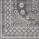 Featuring Almeria Charcoal Hand-Knotted Rug by Surya at Amethyst Home. The Almeria Rug Collection showcases traditional inspired designs that exemplify timeless styles of elegance, comfort, and sophistication. With their hand knotted construction, these rugs provide a durability that can not be found in other handmade constructions, and boasts the ability to .  Amethyst Home provides interior design, new home construction design consulting, vintage area rugs, and lighting in the Dallas metro area.