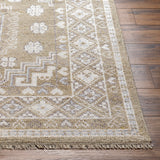 Featuring Almeria Taupe Hand-Knotted Rug by Surya at Amethyst Home. The Almeria Collection showcases traditional inspired designs that exemplify timeless styles of elegance, comfort, and sophistication. With their hand knotted construction, these rugs provide a durability that can not be found in other handmade constructions, and boasts the ability to be .  Amethyst Home provides interior design, new home construction design consulting, vintage area rugs, and lighting in the Washington metro area.