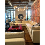 Featuring Loft 3 Piece Sectional by Cisco Brothers at Amethyst Home. This Loft 3 Piece Sectional by Cisco Brothers is a movie night dream. With clean lines and a modern look, this is a center piece sectional for any living room or lounge area. Photographed in Denim White. 
Loft 3pc Sectional: 169"W x 29"H x 96"DSeat Space: 150"W x 77"D
All pieces are price. Amethyst Home provides interior design, new home construction design consulting, vintage area rugs, and lighting in the Scottsdale metro area.