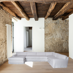 Featuring Loft 3 Piece Sectional by Cisco Brothers at Amethyst Home. This Loft 3 Piece Sectional by Cisco Brothers is a movie night dream. With clean lines and a modern look, this is a center piece sectional for any living room or lounge area. Photographed in Denim White. 
Loft 3pc Sectional: 169"W x 29"H x 96"DSeat Space: 150"W x 77"D
All pieces are price.  Amethyst Home provides interior design, new home construction design consulting, vintage area rugs, and lighting in the Park City metro area.