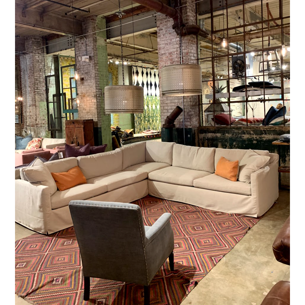 Featuring Louis 2 Arm Sectional - Custom by Cisco Brothers at Amethyst Home. A modern, tailored sofa made with the right stuff -- the Louis 2 Arm Sectional - Custom is a classic, updated silhouette that is stunning in Cisco Brothers' curated fabric selection. It’s two-over-two cushions provide the perfect seating to catch up with old friends or entertain new . Amethyst Home provides interior design, new home construction design consulting, vintage area rugs, and lighting in the Miami metro area.