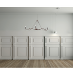 Add unique and modern lighting to a room with this Spider Chandelier from Cisco Brothers. The curved arms add beautiful sight lines to the fixture and plenty of light. This light fixture sets any room apart and comes available in either a "rust" or "flat black" finish in three different sizes.