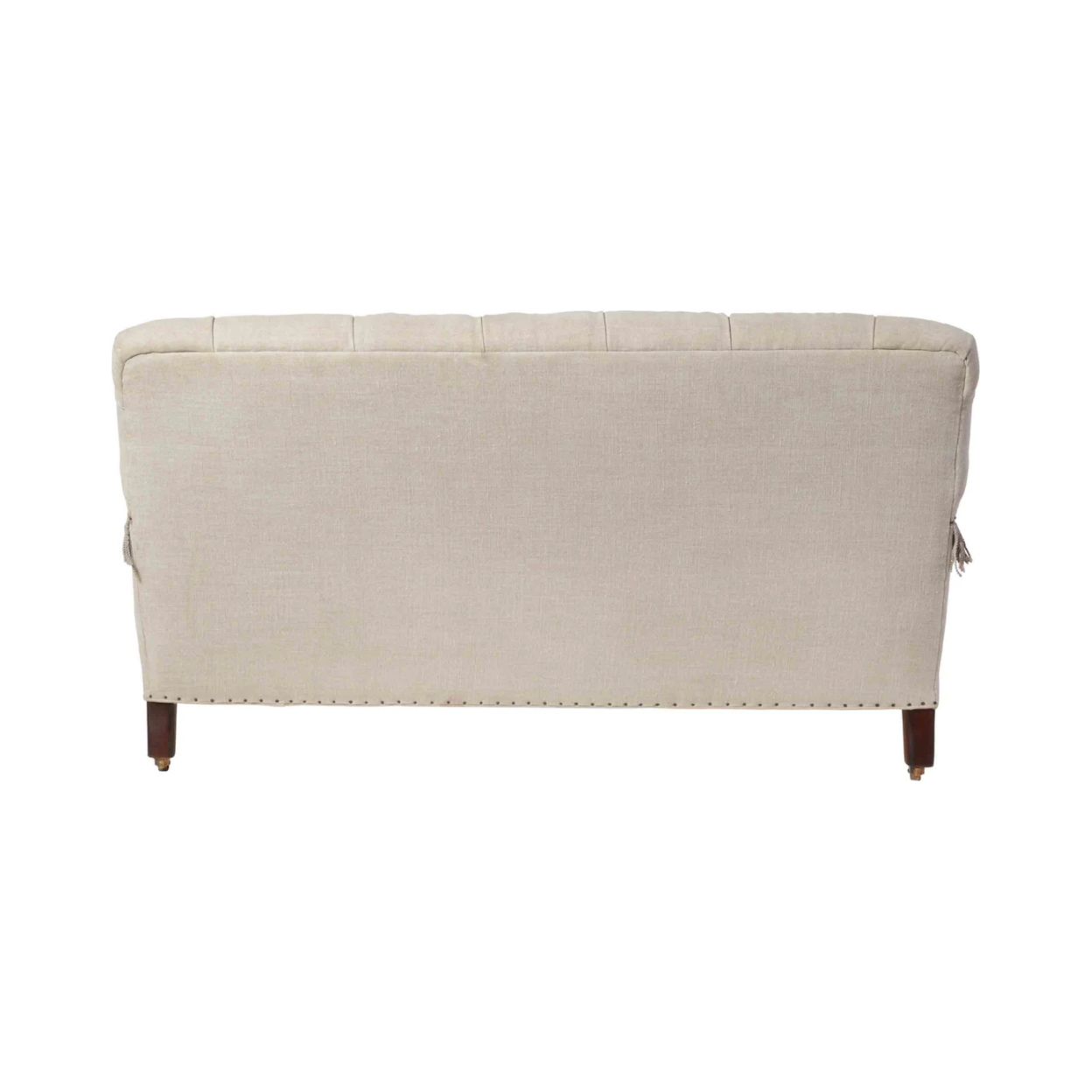 Featuring JD Coop 64" Sofa by Cisco Brothers at Amethyst Home. We love the fringe detail found on the arms of this Coop Sofa - John Derian by Cisco Home. A modern twist to a vintage look for any living room, bedroom, or other space!
Overall: 64"W x 31"H x 34"DSitting Space: 57"w x 22"dSeat Height: 17"hArm Height: 21"hWeight: 111lbsLeg: 7.75"h. Amethyst Home provides interior design, new home construction design consulting, vintage area rugs, and lighting in the Kansas City metro area.