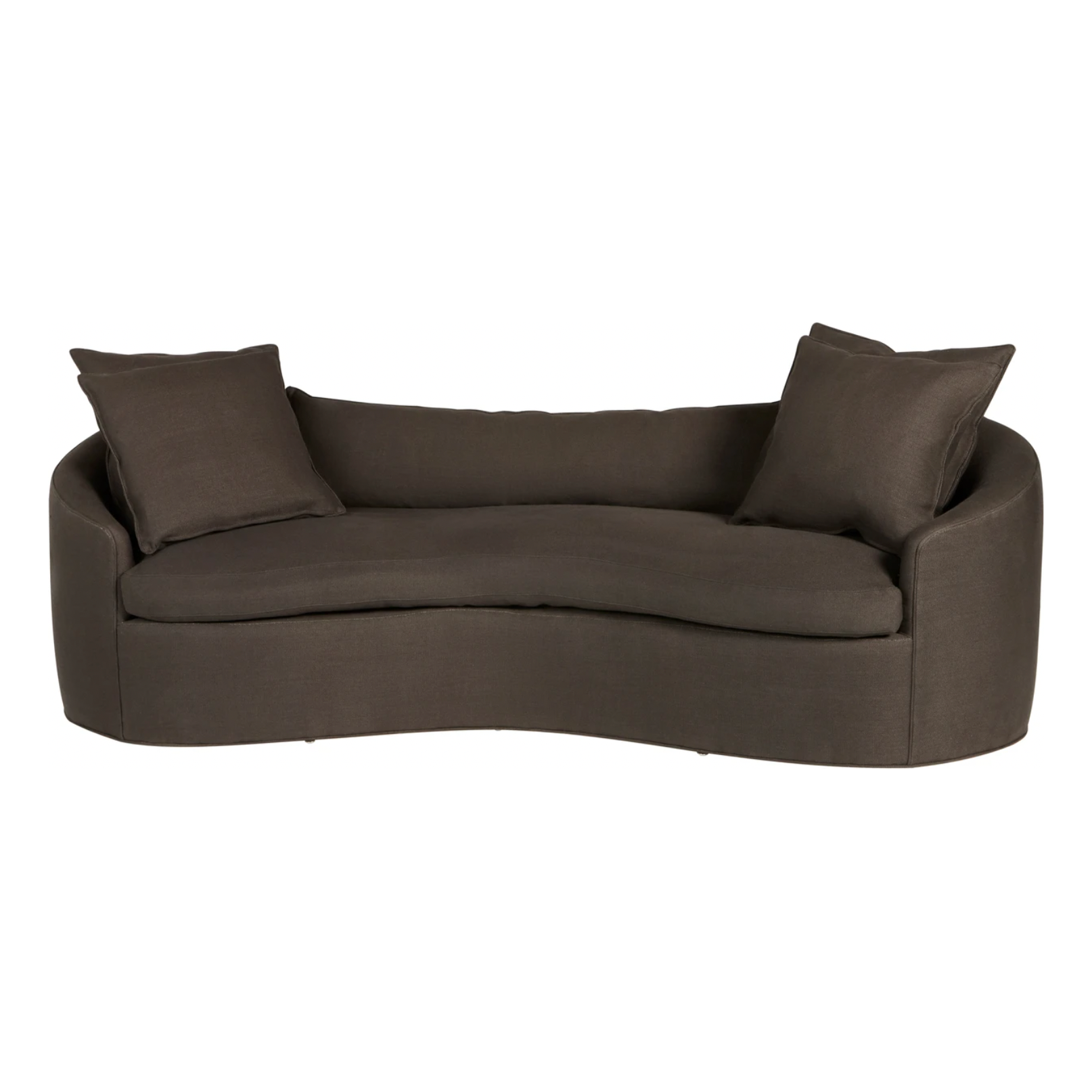 Featuring Grace 108" Sofa by Cisco Brothers at Amethyst Home. We love the unique, modern shape of this Grace 108" Sofa by Cisco Home. With the bench seat and curve shape, this will elevate your living space for years to come!
Overall: 108"w x 40"d x 28"hSitting Space: 82"w x 24"dSeat Height: 17"hArm Height: 20". Amethyst Home provides interior design, new home construction design consulting, vintage area rugs, and lighting in the Winter Garden metro area.
