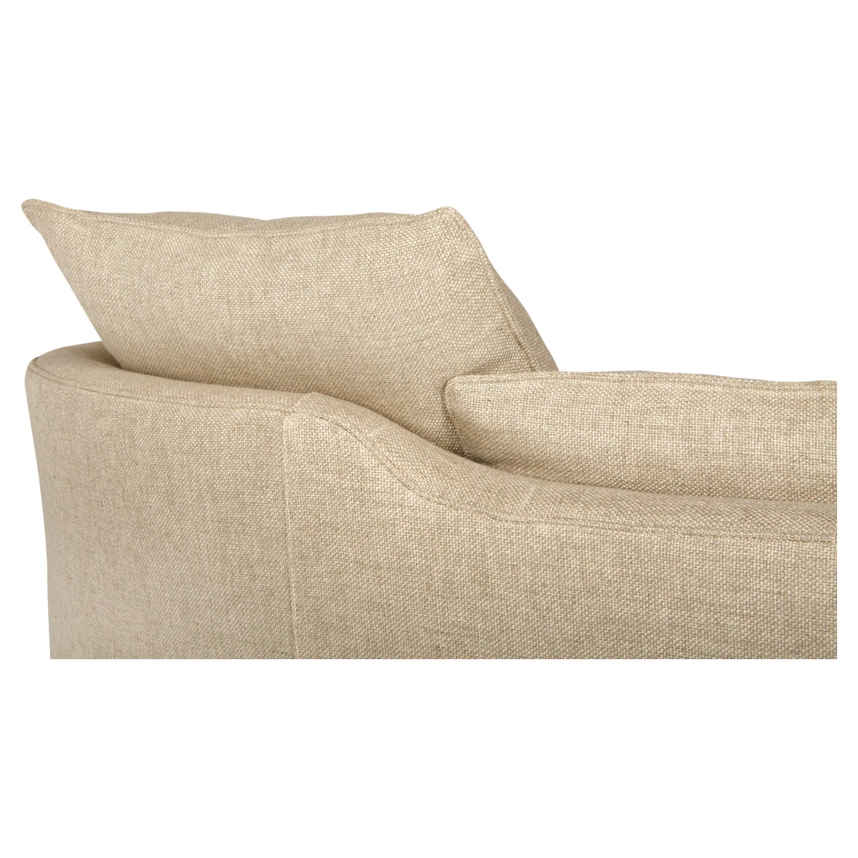 Featuring Grace 108" Sofa by Cisco Brothers at Amethyst Home. We love the unique, modern shape of this Grace 108" Sofa by Cisco Home. With the bench seat and curve shape, this will elevate your living space for years to come!
Overall: 108"w x 40"d x 28"hSitting Space: 82"w x 24"dSeat Height: 17"hArm Height: 20". Amethyst Home provides interior design, new home construction design consulting, vintage area rugs, and lighting in the Alpharetta metro area.