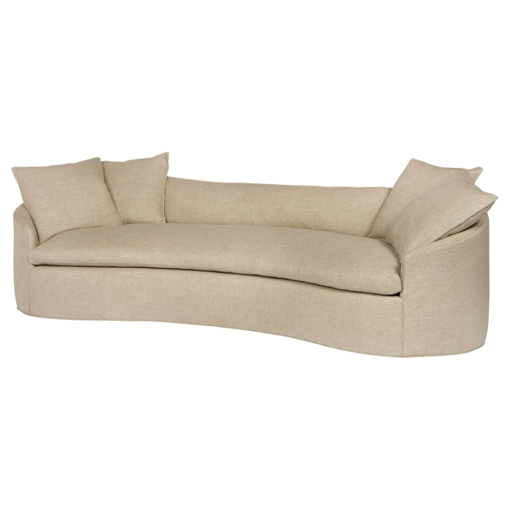 Featuring Grace 108" Sofa by Cisco Brothers at Amethyst Home. We love the unique, modern shape of this Grace 108" Sofa by Cisco Home. With the bench seat and curve shape, this will elevate your living space for years to come!
Overall: 108"w x 40"d x 28"hSitting Space: 82"w x 24"dSeat Height: 17"hArm Height: 20". Amethyst Home provides interior design, new home construction design consulting, vintage area rugs, and lighting in the Winter Garden metro area.
