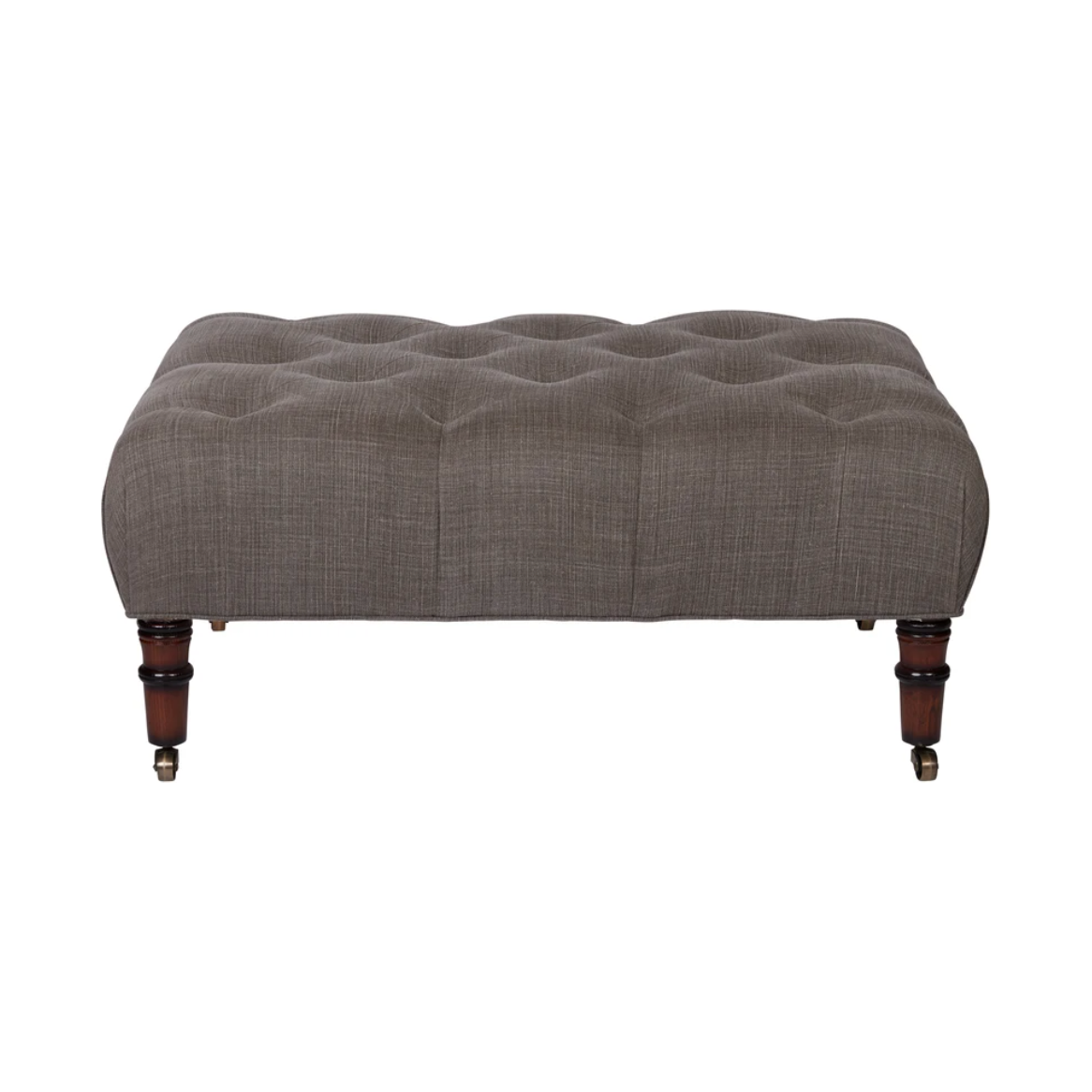 Featuring JD Field Ottoman by Cisco Brothers at Amethyst Home. We love the versatility of this JD JD Field Ottoman by Cisco Home. With rolling legs, this can be used as extra seating, a coffee table, or a side table!
Overall: 36"w x 28"d x 16"hSeat Height: 16"hWeight: 8lbs. Amethyst Home provides interior design, new home construction design consulting, vintage area rugs, and lighting in the Salt Lake City metro area.