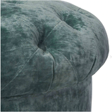 Featuring JD Mandarin Tuffet by Cisco Brothers at Amethyst Home. We love the versatility of this JD Mandarin Tuffet by Cisco Home. With rolling legs, this can be used as extra seating, a coffee table, or a side table! 
Overall: 27"dia. x 18.5"hSeat Height: 18.5"hWeight: 32lbs. Amethyst Home provides interior design, new home construction design consulting, vintage area rugs, and lighting in the Des Moines metro area.