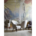 Featuring JD Tete-A-Tete Chair by Cisco Brothers at Amethyst Home. Elevate your conversation experience with this JD Tete-A-Tete Chair by Cisco Home. The unique shape and clean look will complete the space of any living room, office, or other space!
Overall: 50"w x 28"d x 34"hSitting Space: 18"w x 19"dSeat Height: 17"hArm Height: 22"hWeight: 105lbs.  Amethyst Home provides interior design, new home construction design consulting, vintage area rugs, and lighting in the Tampa metro area.