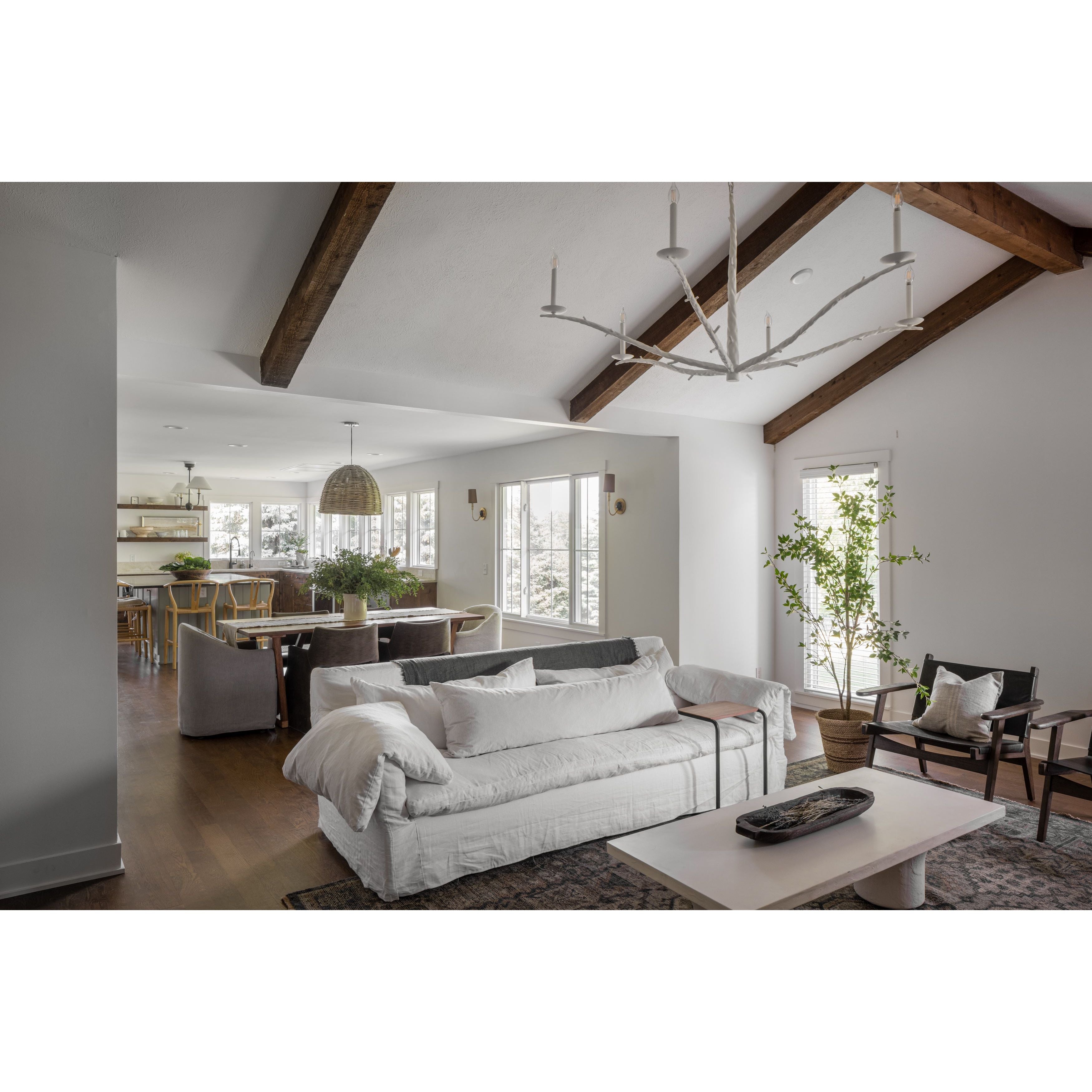 Featuring Parra Coffee Table - Plaster Molded Concrete by Four Hands at Amethyst Home. Make a monolithic statement with this Parra Coffee Table - Plaster Molded Concrete. Made from plaster-molded concrete, the pedestal-style legs support a rectangular tabletop of smooth, white-finished concrete, for a clean, adobe-inspired look.
Overall Dimensions: 59.75"W . Amethyst Home provides interior design, new home construction design consulting, vintage area rugs, and lighting in the San Diego metro area.