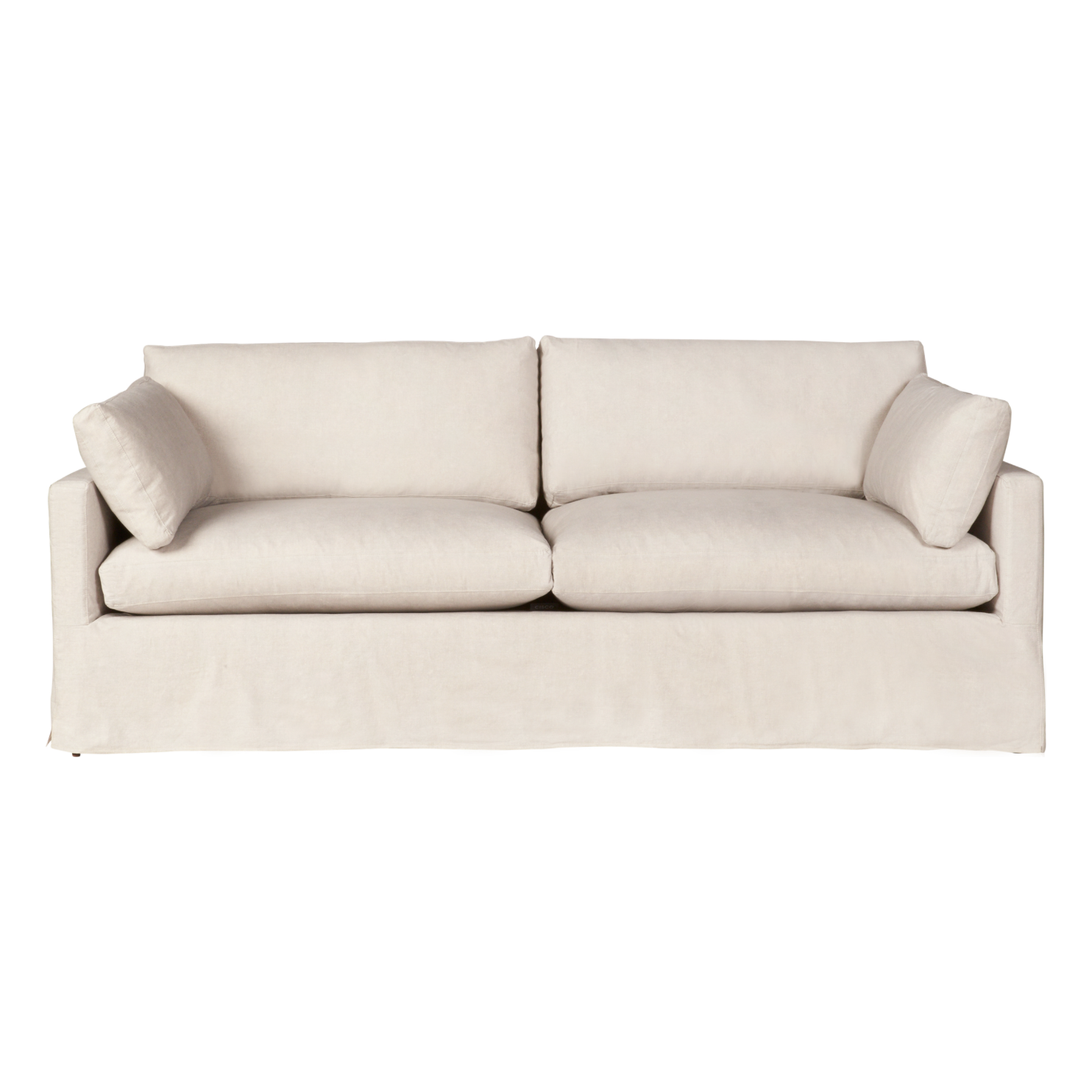 Featuring Louis Sofa Family - Custom by Cisco Brothers at Amethyst Home. This Louis sofa is a shop favorite -- simply beautiful and so comfortable for the modern family! The Louis Sofa blends modern and coastal aesthetics with clean lines, a straight skirt, and a subtle 2" slit. It’s two-over-two cushions provide the perfect seating to catch up with old f. Amethyst Home provides interior design, new home construction design consulting, vintage area rugs, and lighting in the Calabasas metro area.