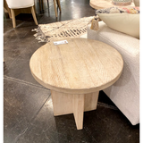 Featuring Harley End Table by Dovetail at Amethyst Home. We love the unique base of this Harley End Table. Made from reclaimed pine with a slight white wash, this brings a rustic appeal to modern spaces. 
Reclaimed Pine
Natural Sealed Finish with Slight White Wash
Amethyst Home celebrates natural materials, which often comes with beautiful imperfections..  Amethyst Home provides interior design, new home construction design consulting, vintage area rugs, and lighting in the Omaha metro area.