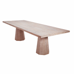 Featuring Jansen Dining Table by Dovetail at Amethyst Home. We love the thick, octagonal legs on this Jansen Dining Table. Made from reclaimed pine, this brings an organic element to any dining room or kitchen area. 
Reclaimed Pine
White Wash
Amethyst Home celebrates natural materials, which often comes with beautiful imperfections. Each piece is made.  Amethyst Home provides interior design, new home construction design consulting, vintage area rugs, and lighting in the Calabasas metro area.