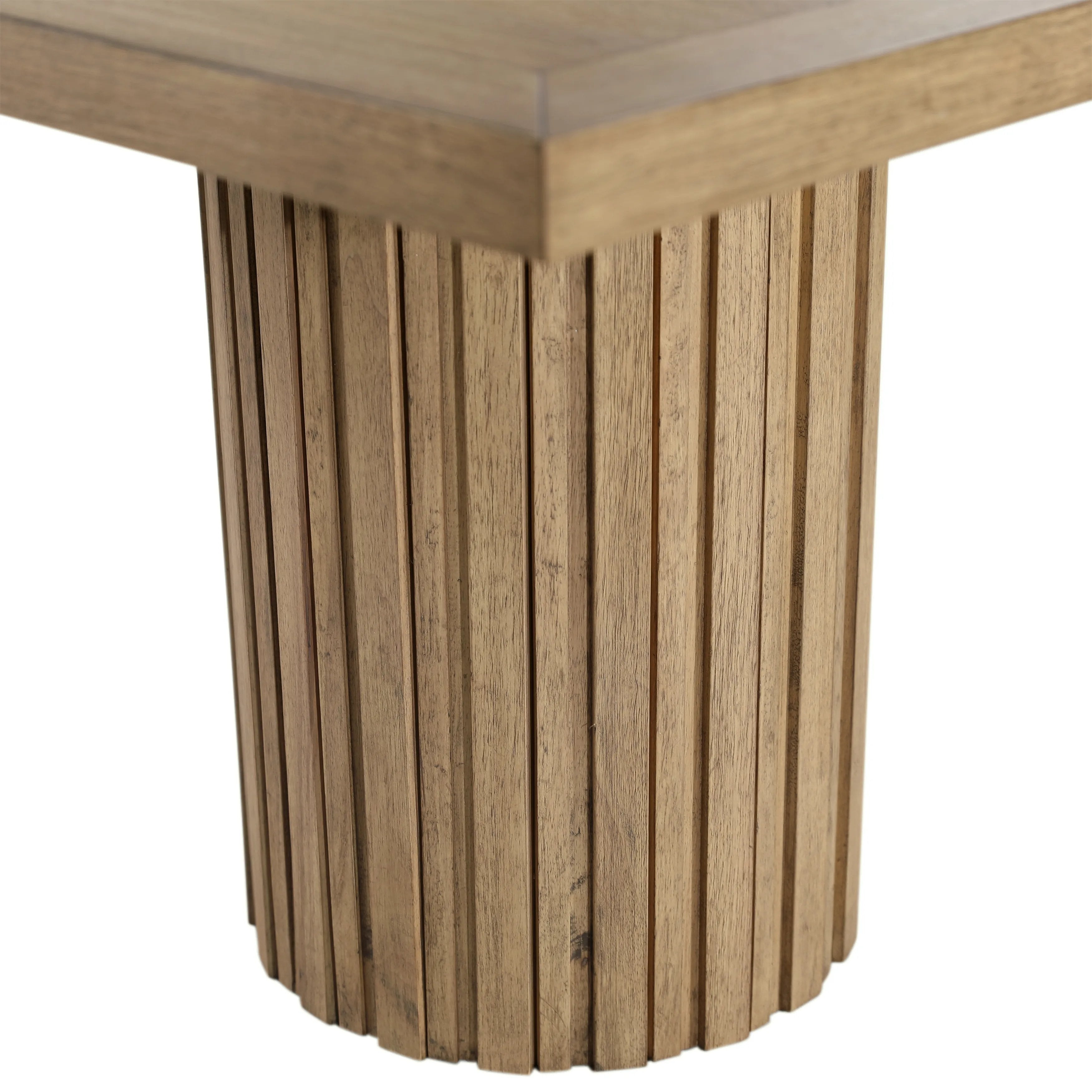 Featuring Valery Dining Table by Dovetail at Amethyst Home. A modern take on a traditional dining table.
109"w x 42"d x 30"hMaterial : Rubber Wood and Oak Veneer. Amethyst Home provides interior design, new home construction design consulting, vintage area rugs, and lighting in the Boston metro area.