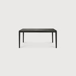 Featuring Oak Bok Extendable Dining Table - Black by Ethnicraft at Amethyst Home. This Oak Bok Extendable Dining Table is perfect for families who want extra space when their kids, extended family, or guests come to celebrate! Its airy shape yet rock solid construction make this piece a timeless and remarkable design to enjoy for years to come.
Dimensions 55.5.  Amethyst Home provides interior design, new home construction design consulting, vintage area rugs, and lighting in the Omaha metro area.