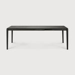 Featuring Oak Bok Extendable Dining Table - Black by Ethnicraft at Amethyst Home. This Oak Bok Extendable Dining Table is perfect for families who want extra space when their kids, extended family, or guests come to celebrate! Its airy shape yet rock solid construction make this piece a timeless and remarkable design to enjoy for years to come.
Dimension.  Amethyst Home provides interior design, new home construction design consulting, vintage area rugs, and lighting in the Los Angeles metro area.