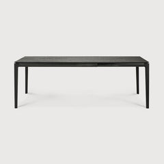 Table de salle à manger extensible Bok en chêne - Noir