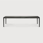 Featuring Oak Bok Extendable Dining Table - Black by Ethnicraft at Amethyst Home. This Oak Bok Extendable Dining Table is perfect for families who want extra space when their kids, extended family, or guests come to celebrate! Its airy shape yet rock solid construction make this piece a timeless and remarkable design to enjoy for years to come.
Dimensions 55.5.  Amethyst Home provides interior design, new home construction design consulting, vintage area rugs, and lighting in the Tampa metro area.