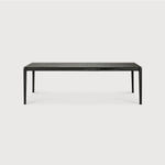Featuring Oak Bok Extendable Dining Table - Black by Ethnicraft at Amethyst Home. This Oak Bok Extendable Dining Table is perfect for families who want extra space when their kids, extended family, or guests come to celebrate! Its airy shape yet rock solid construction make this piece a timeless and remarkable design to enjoy for years to come.
Dimensions 55..  Amethyst Home provides interior design, new home construction design consulting, vintage area rugs, and lighting in the Dallas metro area.