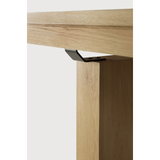 Featuring Oak Double Extendable Dining Table by Ethnicraft at Amethyst Home. We love the solid look and pure lines of this Oak Double Extendable Dining Table.   Although the table looks heavy, it can very easily be extended single-handedly. It takes a few steps and no more than seconds to make space for whatever will be happening next in your home!
Materia.  Amethyst Home provides interior design, new home construction design consulting, vintage area rugs, and lighting in the Park City metro area.