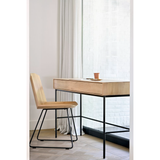 Featuring Oak Facette Dining Chair by Ethnicraft at Amethyst Home. This Oak Facette Dining Chair is both timeless, yet reflecting. We are so intrigued by this chair's ingenious wooden structure that is divided into facets, which makes the seating more comfortable and unique. This beautiful chair will add a sculptural element to your dining table or kitchen!
Di.  Amethyst Home provides interior design, new home construction design consulting, vintage area rugs, and lighting in the Miami metro area.