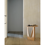 Featuring Oak Geometric Side Table by Ethnicraft at Amethyst Home. From any angle, the Oak Geometric Side Table does not only look different, it also becomes different. We love seeing this table as a sculptural accent to your living space or office.Designed by Alain van Havre
Dimensions: 20.5"w x 20.5"d x 20"h Weight: 11 lbs
Material: OakFinish: Varnished
.  Amethyst Home provides interior design, new home construction design consulting, vintage area rugs, and lighting in the Calabasas metro area.